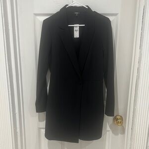 Express Black Blazer Jumpsuit